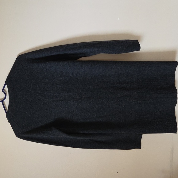 Theory Charcoal Button-Up Cardigan 100% Cashmere - Picture 2 of 6